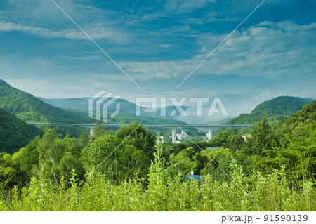 春の朝里川温泉 春の朝里川温泉 91590139