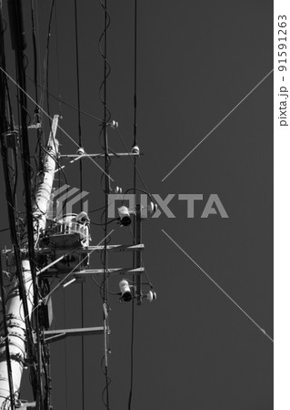 大きな電線と月 大きな電線と月 91591263