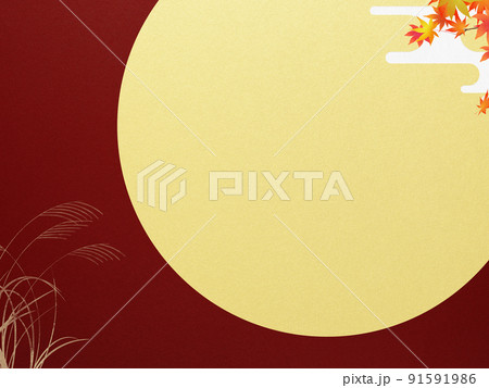 秋をイメージした背景 91591986