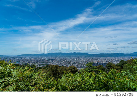 京都市内の遠景 京都市内の遠景 91592709