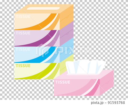 Tissue paper box tissue vector illustration 91593768
