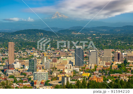 Portland city downtown skyline cityscape of Oregon, in USA Portland city downtown skyline cityscape of Oregon, in USA 91594210