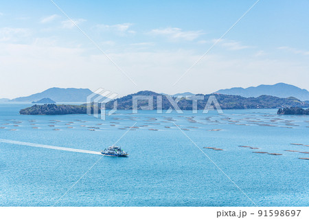 広島県東広島市某所　瀬戸内の風景 91598697