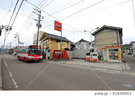 宮城　村田　昭和レトロなガソリンスタンド 91600663