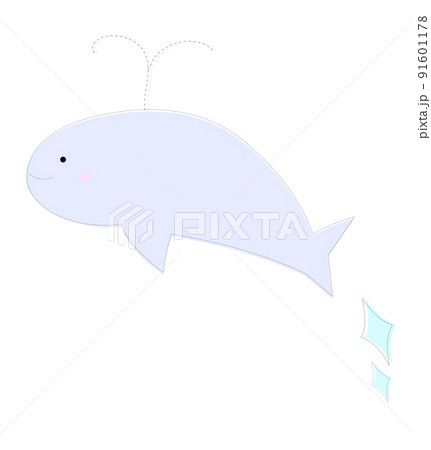 跳ねるかわいいクジラ 跳ねるかわいいクジラ 91601178