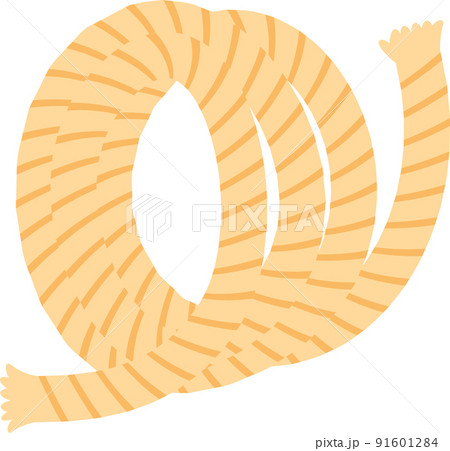 茶色の太いロープ、縄 茶色の太いロープ、縄 91601284