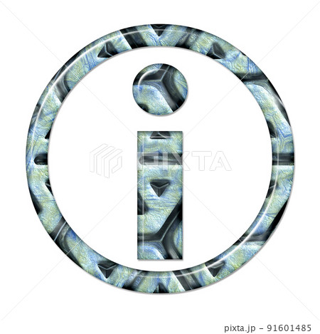 3D render of composite material symbol, sign and shape 91601485