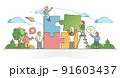 Teamwork partnership help with collaboration and assistance outline concept Teamwork partnership help with collaboration and assistance outline concept 91603437