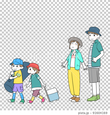 Family who came to the camp Family who came to the camp 91604169