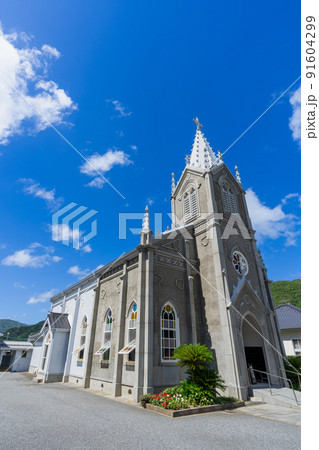 《熊本県》天草の﨑津集落　天草市河浦町﨑津一帯の風景 91604299