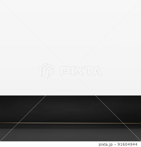 Black Metal Table Top Isolated On White 91604944 PIXTA   91604944 