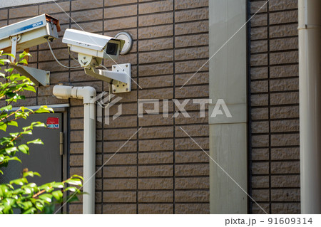 マンションの防犯カメラ 91609314