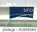 サンフランシスコ 空港 飛行場 91609364