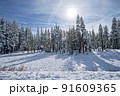 根雪 雪積 積雪 91609365