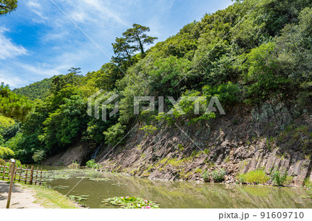 【高松市】栗林公園　石壁(赤壁) 91609710