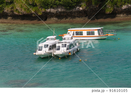 石垣島 川平湾のグラスボート 石垣島 川平湾のグラスボート 91610105