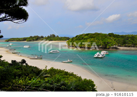 石垣島　川平湾とグラスボート 91610115