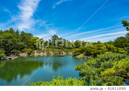 【高松市】栗林公園　南湖 91611099