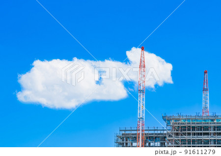 建設現場・工事中イメージ 建設現場・工事中イメージ 91611279
