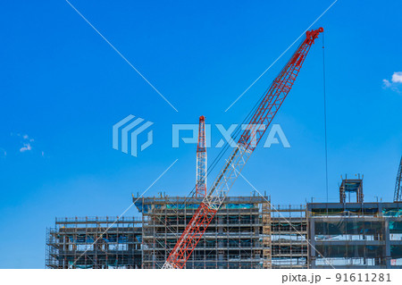 建設現場・工事中イメージ 建設現場・工事中イメージ 91611281