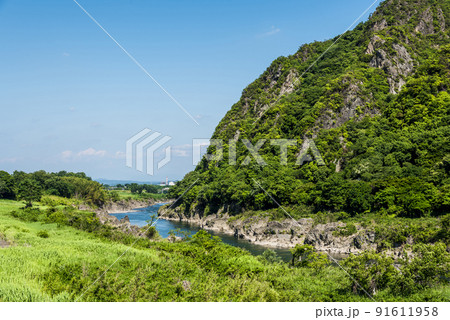《岐阜県》坂祝町　木曽川 91611958
