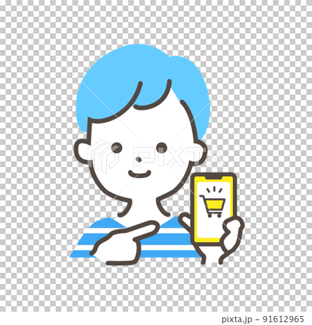 People who shop online on their smartphones 91612965