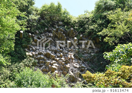 女木島の柱状節理　香川 91613474