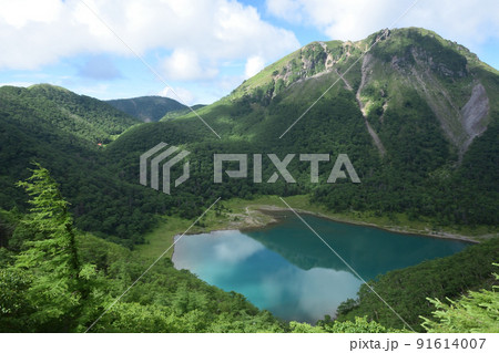 日光白根山登山、湯元ルート、栃木県 91614007