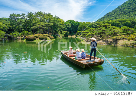 【高松市】栗林公園　和船 91615297
