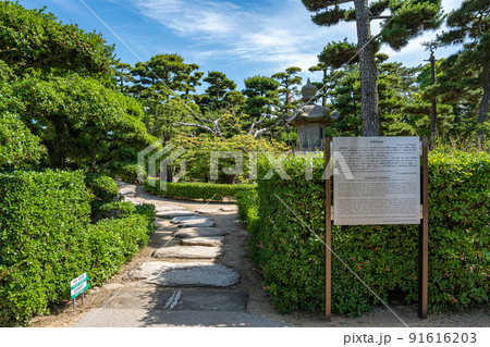 【香川県】高松城跡 披雲閣庭園 【香川県】高松城跡 披雲閣庭園 91616203