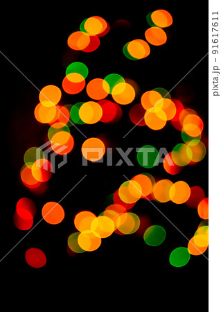 Neon light rays flash and glow on black. Light streaks electric on black Neon light rays flash and glow on black. Light streaks electric on black 91617611