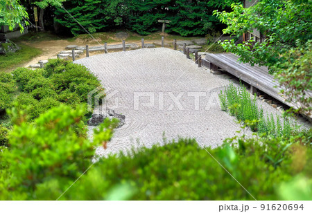 京都、一乗寺金福寺の庭園 91620694