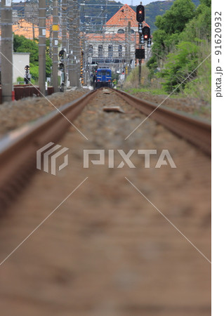 内房線館山駅に停車中の急行うち房号_2022/6/11撮影 91620932