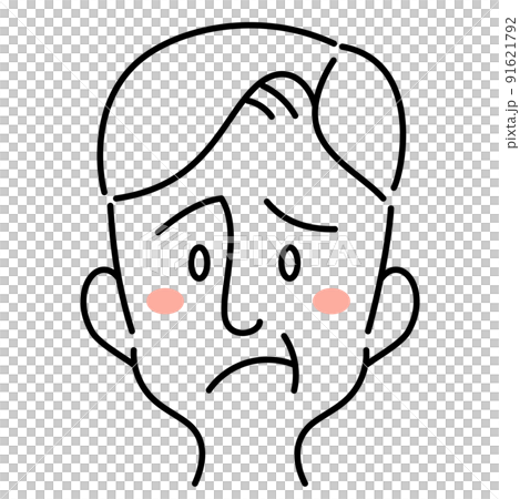 Anxious grandfather 91621792