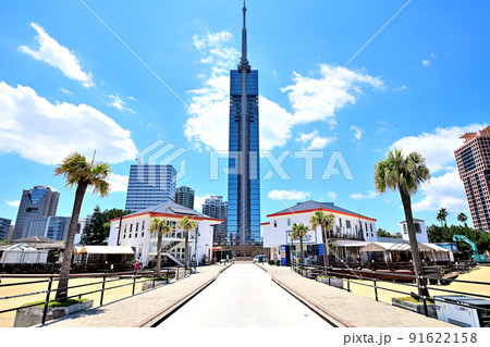 福岡 都市風景 福岡タワー 福岡 都市風景 福岡タワー 91622158
