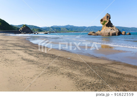 日南海岸のライオン岩 91622559