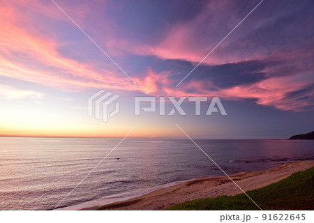 夕日が浦の夕焼け 夕日が浦の夕焼け 91622645