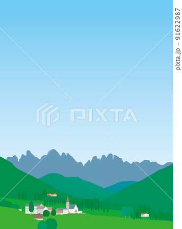 サンタ・マッダレーナ santa maddalena ドロミーティ dolomiti イタリア サンタ・マッダレーナ santa maddalena ドロミーティ dolomiti イタリア 91622987