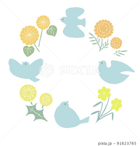 Summer Birds [circle color] 91623765