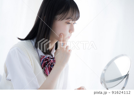 女子高校生のビューティーイメージ 女子高校生のビューティーイメージ 91624112