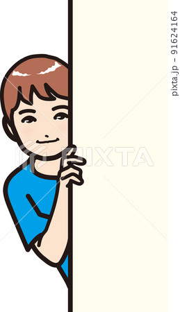男の子、のぞく 91624164