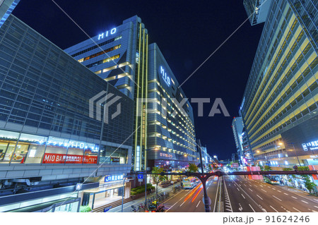 あびこ筋　天王寺MIO　あべのハルカス　夜景 91624246