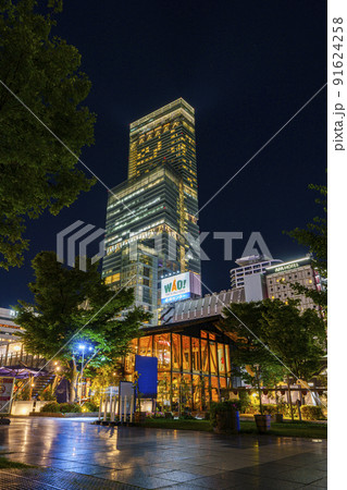 大阪 てんしば あべのハルカス 夜景 大阪 てんしば あべのハルカス 夜景 91624258