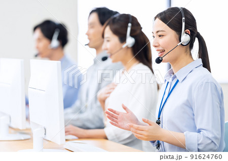 オペレーター テレフォンアポインター コールセンター サポートセンター ビジネス オペレーター テレフォンアポインター コールセンター サポートセンター ビジネス 91624760