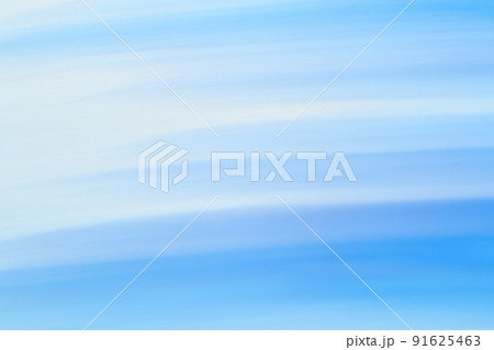 青色系背景　緩やかな流れ・ライン　グラデーション　 91625463