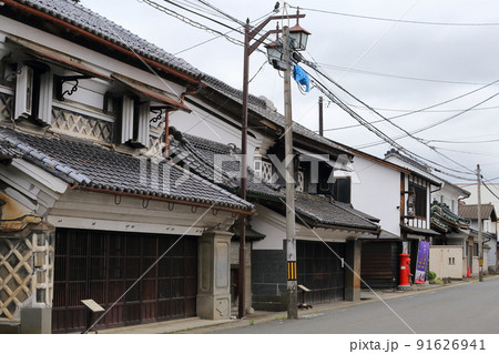 宮城　村田　重要伝統的建造物群保存地区　村田の街並み 91626941