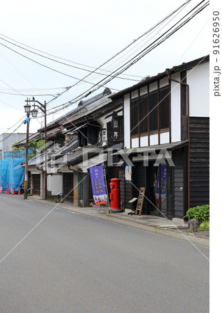 宮城 村田 丸ポストのある風景(重伝建地区村田の街並み) 宮城 村田 丸ポストのある風景(重伝建地区村田の街並み) 91626950