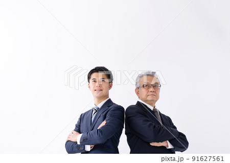 ビジネスイメージ　M&A    親子 91627561