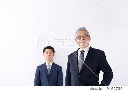 ビジネスイメージ M&A 親子 ビジネスイメージ M&A 親子 91627564