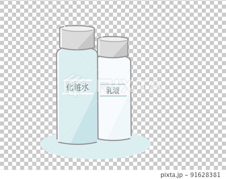 化粧水と乳液 91628381